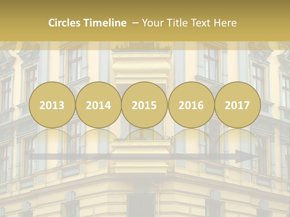 Old Apartment Building In Berlin, About 100 Years Old PowerPoint Template