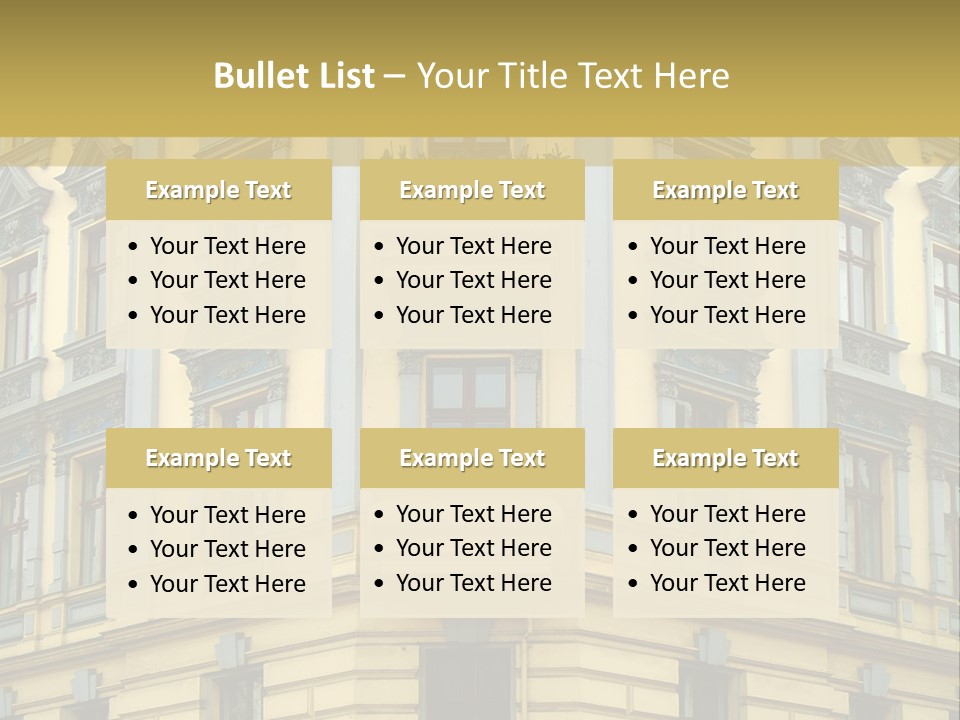 Old Apartment Building In Berlin, About 100 Years Old PowerPoint Template