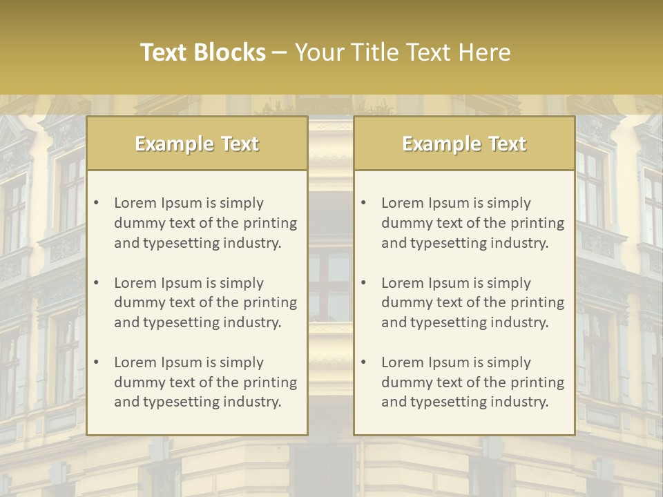 Old Apartment Building In Berlin, About 100 Years Old PowerPoint Template