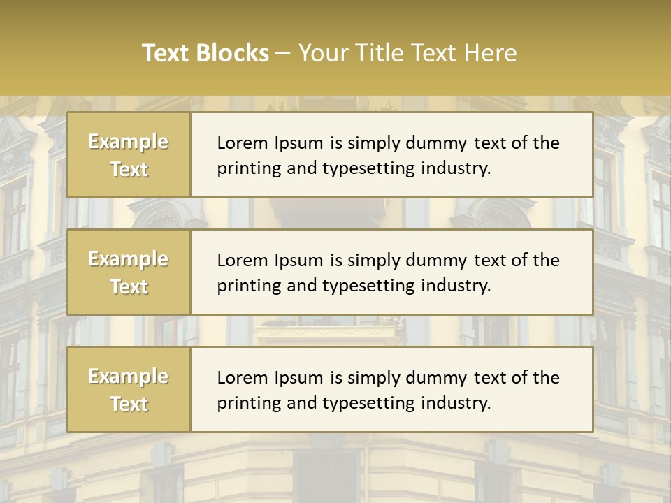 Old Apartment Building In Berlin, About 100 Years Old PowerPoint Template