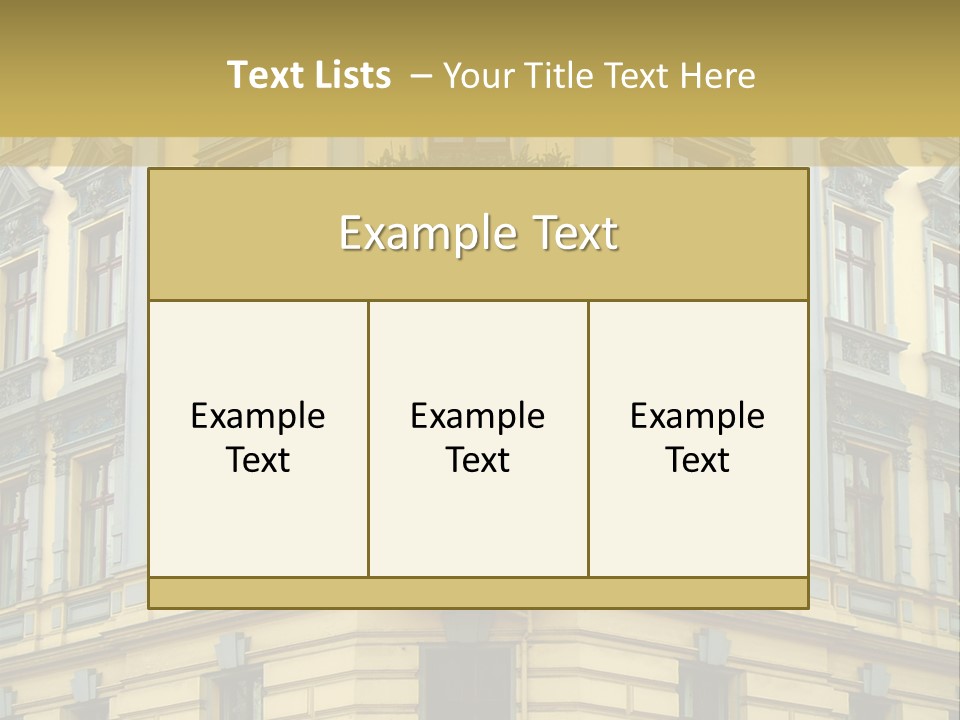 Old Apartment Building In Berlin, About 100 Years Old PowerPoint Template