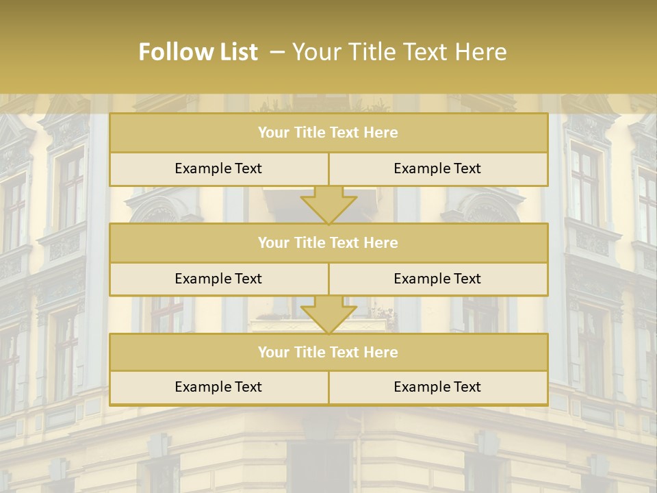 Old Apartment Building In Berlin, About 100 Years Old PowerPoint Template