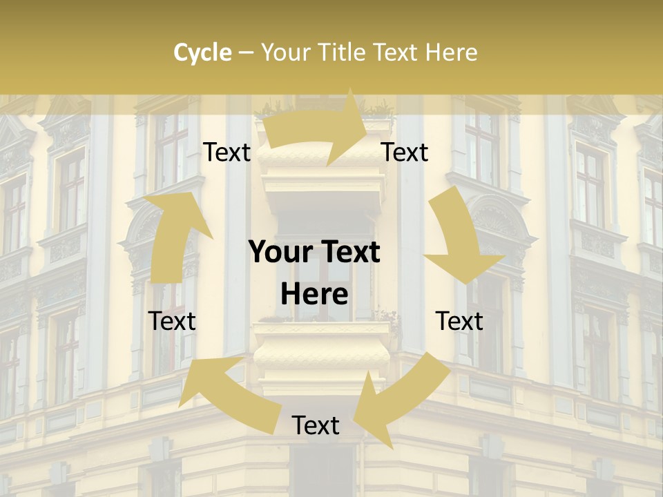 Old Apartment Building In Berlin, About 100 Years Old PowerPoint Template