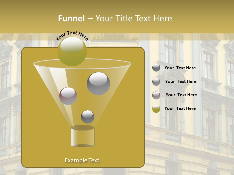 Old Apartment Building In Berlin, About 100 Years Old PowerPoint Template