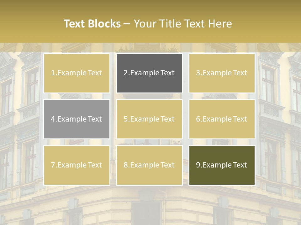 Old Apartment Building In Berlin, About 100 Years Old PowerPoint Template