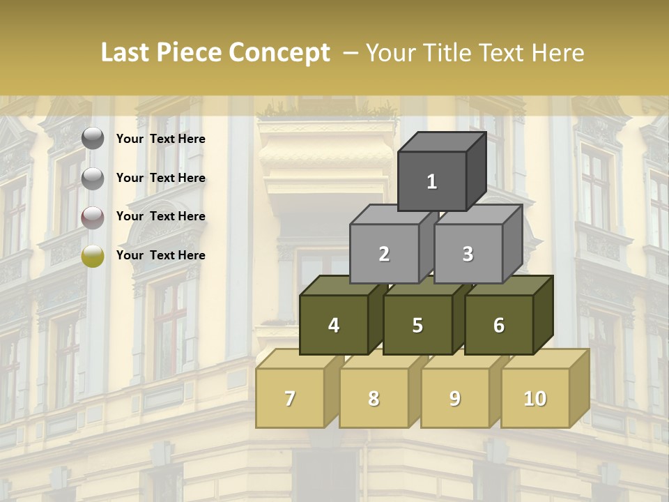 Old Apartment Building In Berlin, About 100 Years Old PowerPoint Template