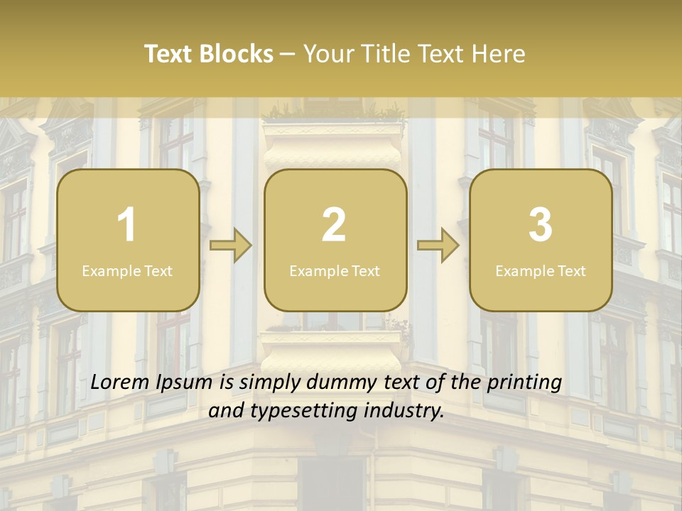 Old Apartment Building In Berlin, About 100 Years Old PowerPoint Template