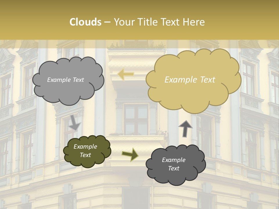 Old Apartment Building In Berlin, About 100 Years Old PowerPoint Template