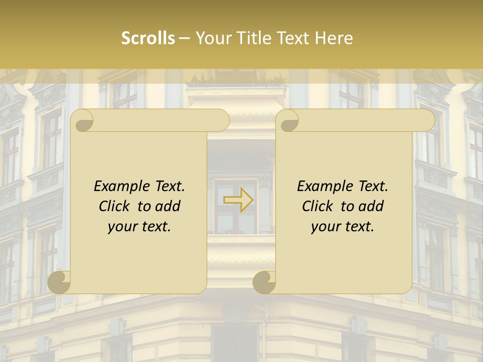 Old Apartment Building In Berlin, About 100 Years Old PowerPoint Template