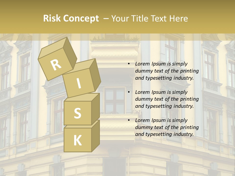 Old Apartment Building In Berlin, About 100 Years Old PowerPoint Template