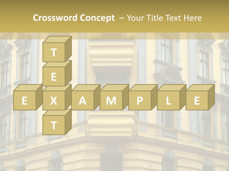 Old Apartment Building In Berlin, About 100 Years Old PowerPoint Template