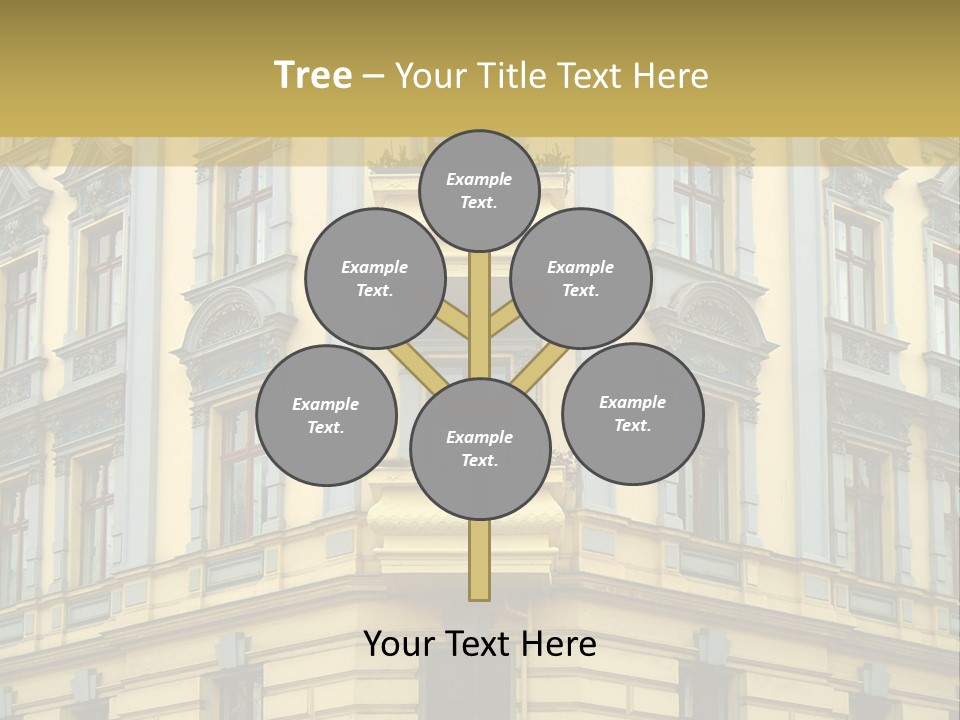 Old Apartment Building In Berlin, About 100 Years Old PowerPoint Template