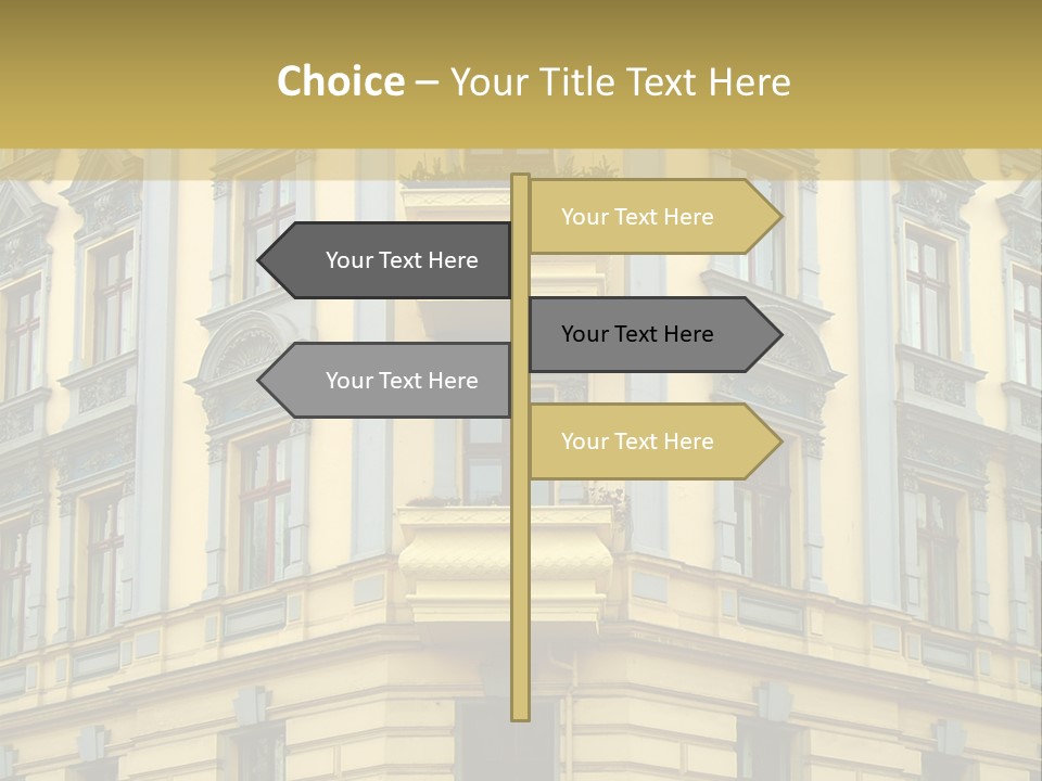 Old Apartment Building In Berlin, About 100 Years Old PowerPoint Template