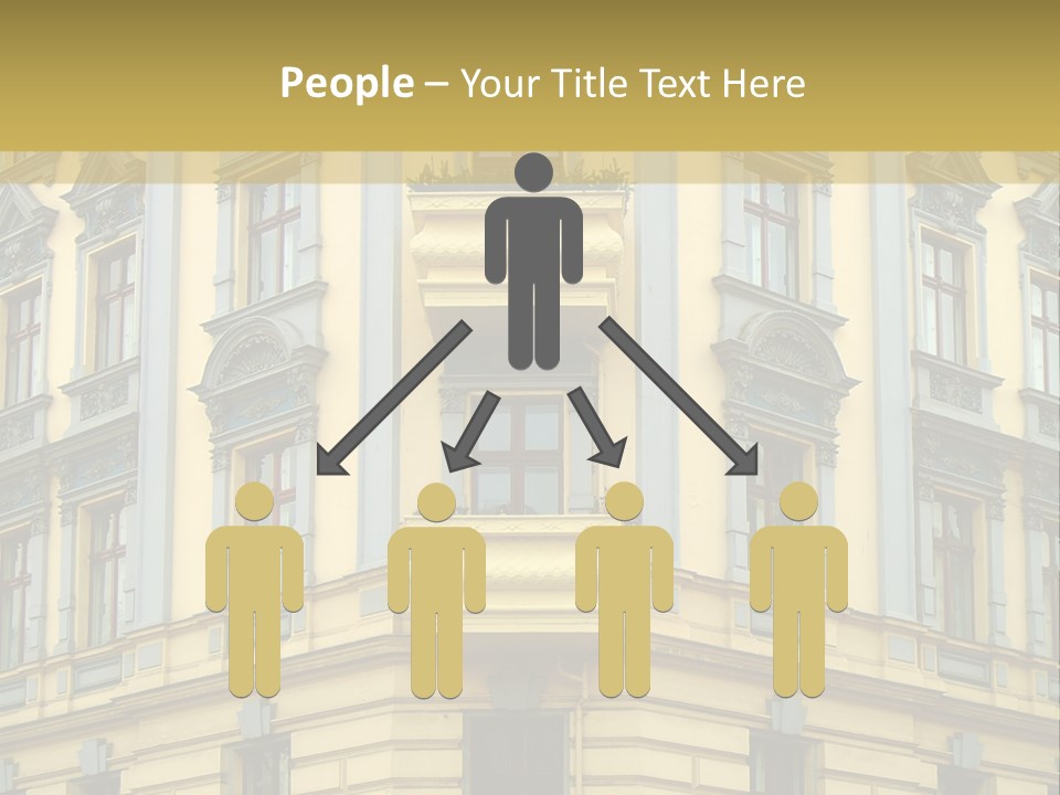 Old Apartment Building In Berlin, About 100 Years Old PowerPoint Template