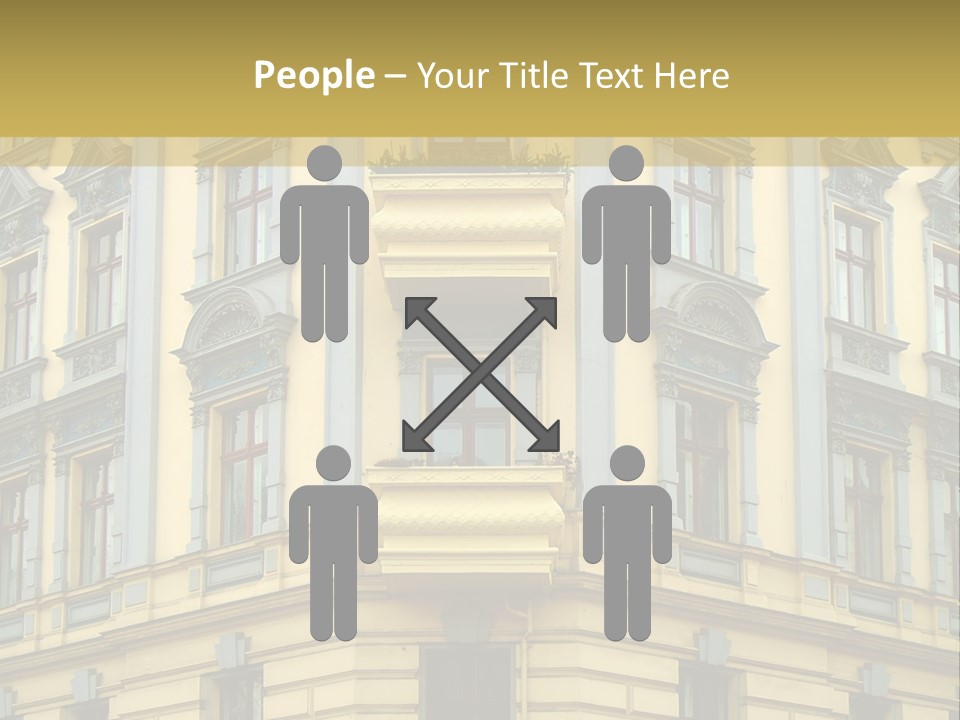 Old Apartment Building In Berlin, About 100 Years Old PowerPoint Template