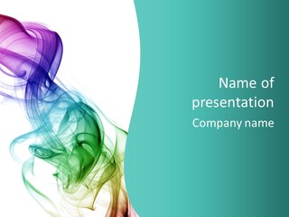 A Colorful Smoke Powerpoint Presentation PowerPoint Template