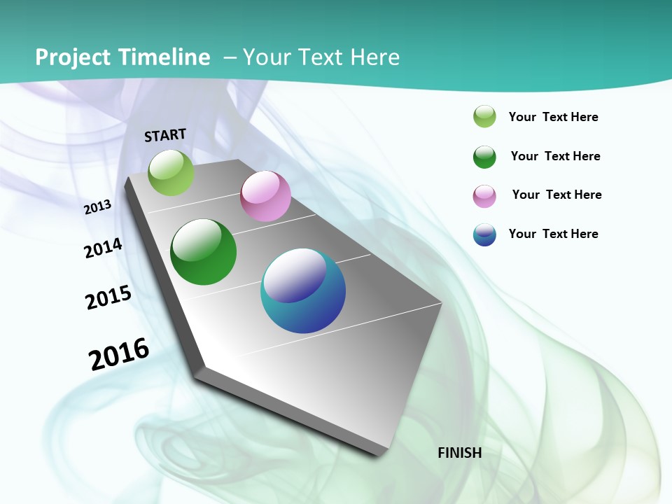 A Colorful Smoke Powerpoint Presentation PowerPoint Template