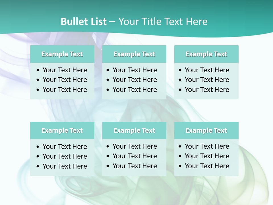 A Colorful Smoke Powerpoint Presentation PowerPoint Template