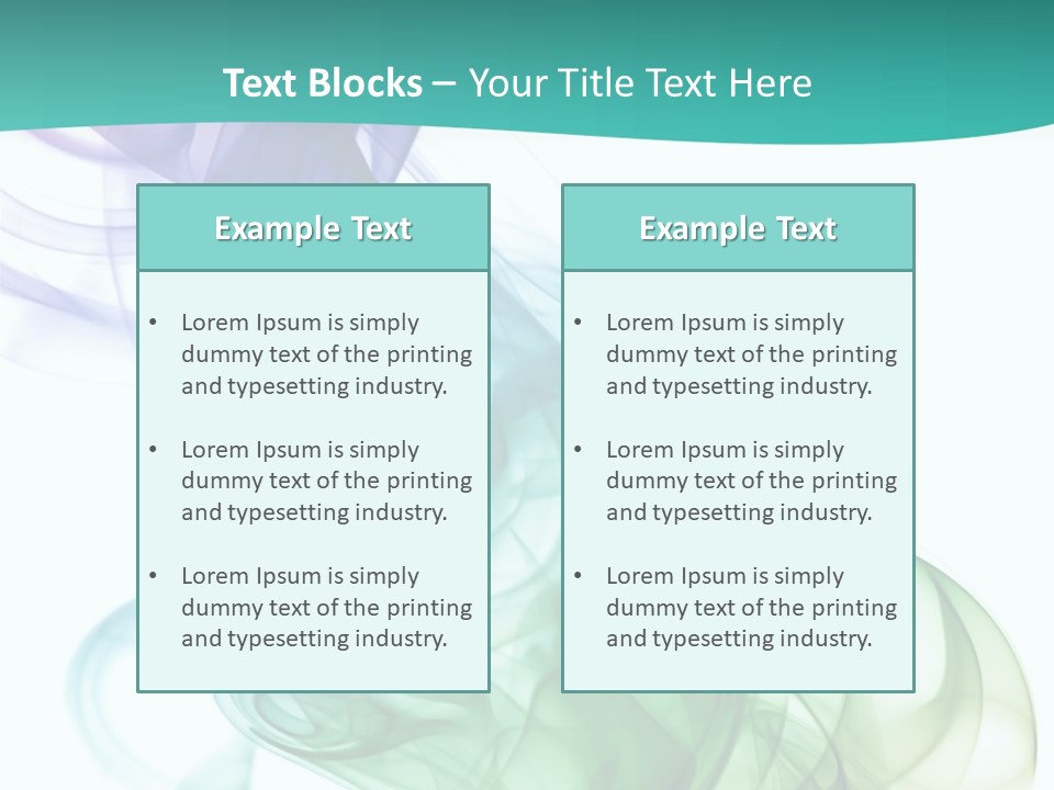 A Colorful Smoke Powerpoint Presentation PowerPoint Template