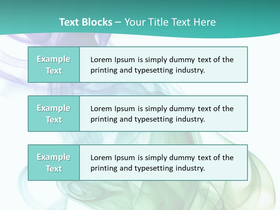 A Colorful Smoke Powerpoint Presentation PowerPoint Template