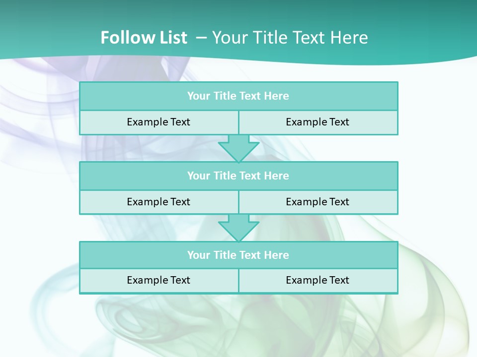 A Colorful Smoke Powerpoint Presentation PowerPoint Template