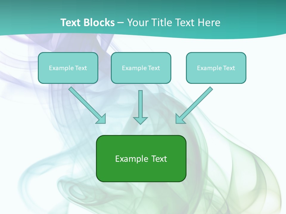 A Colorful Smoke Powerpoint Presentation PowerPoint Template