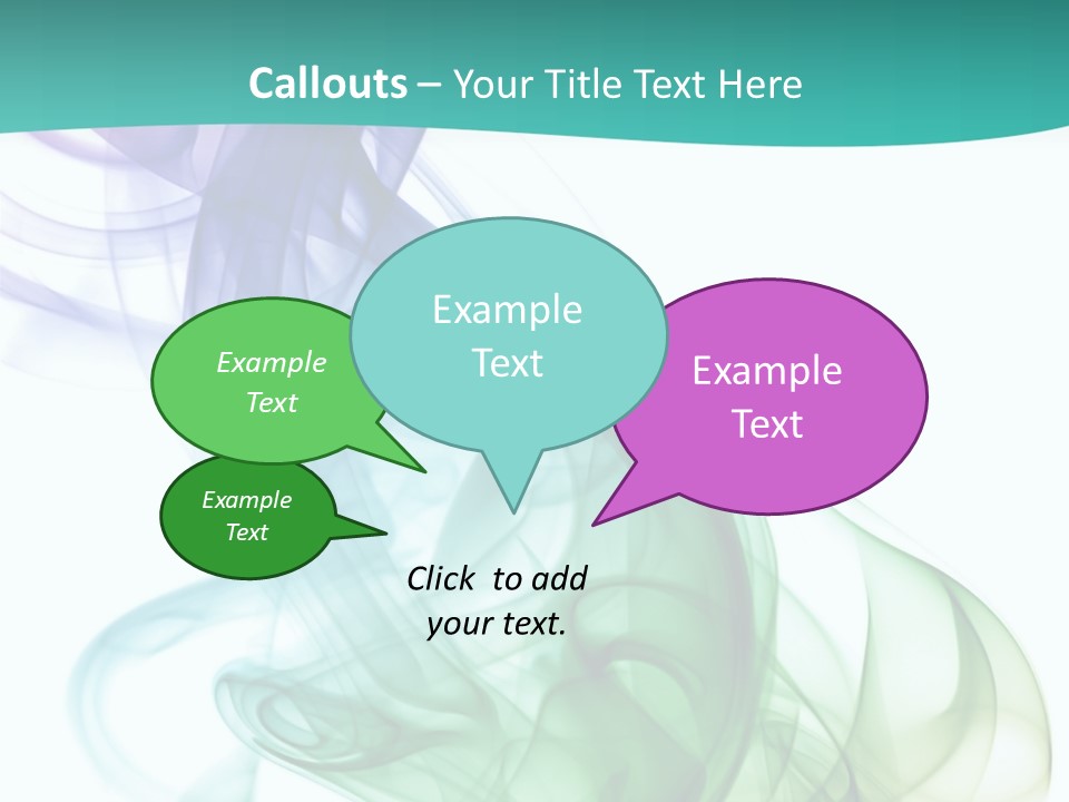 A Colorful Smoke Powerpoint Presentation PowerPoint Template