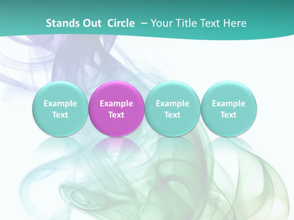 A Colorful Smoke Powerpoint Presentation PowerPoint Template