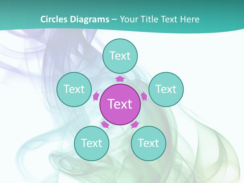 A Colorful Smoke Powerpoint Presentation PowerPoint Template