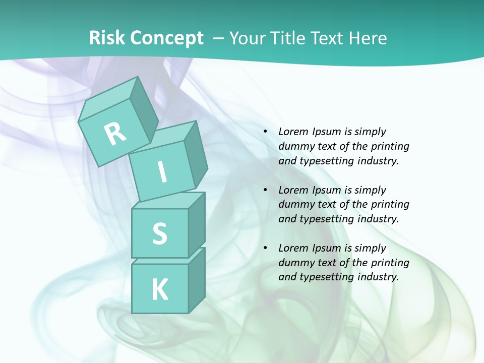 A Colorful Smoke Powerpoint Presentation PowerPoint Template