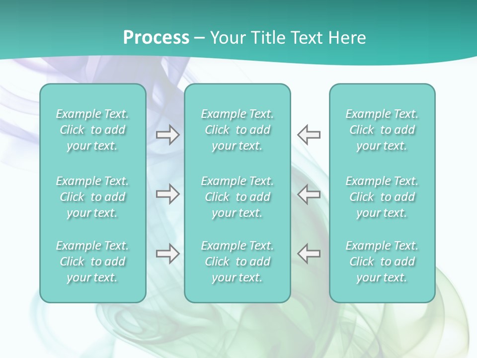 A Colorful Smoke Powerpoint Presentation PowerPoint Template