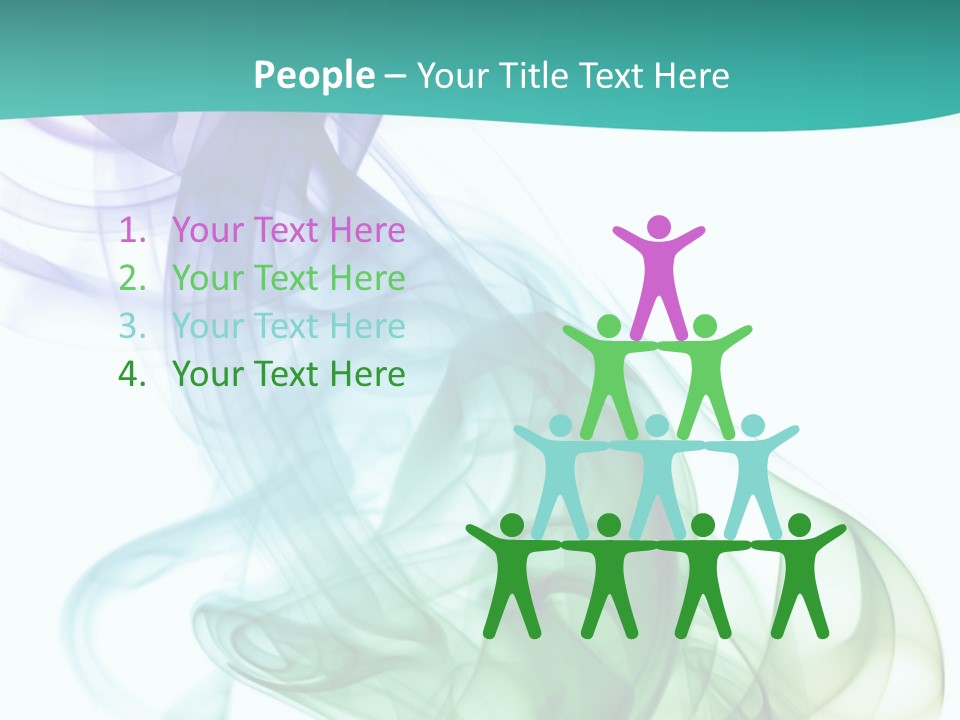 A Colorful Smoke Powerpoint Presentation PowerPoint Template