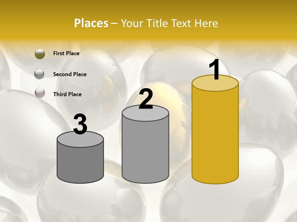 Unique Golden Egg PowerPoint Template