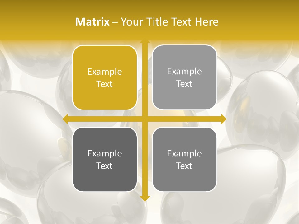 Unique Golden Egg PowerPoint Template