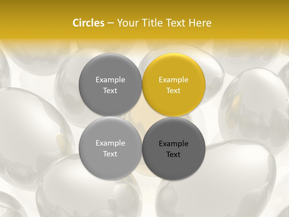 Unique Golden Egg PowerPoint Template