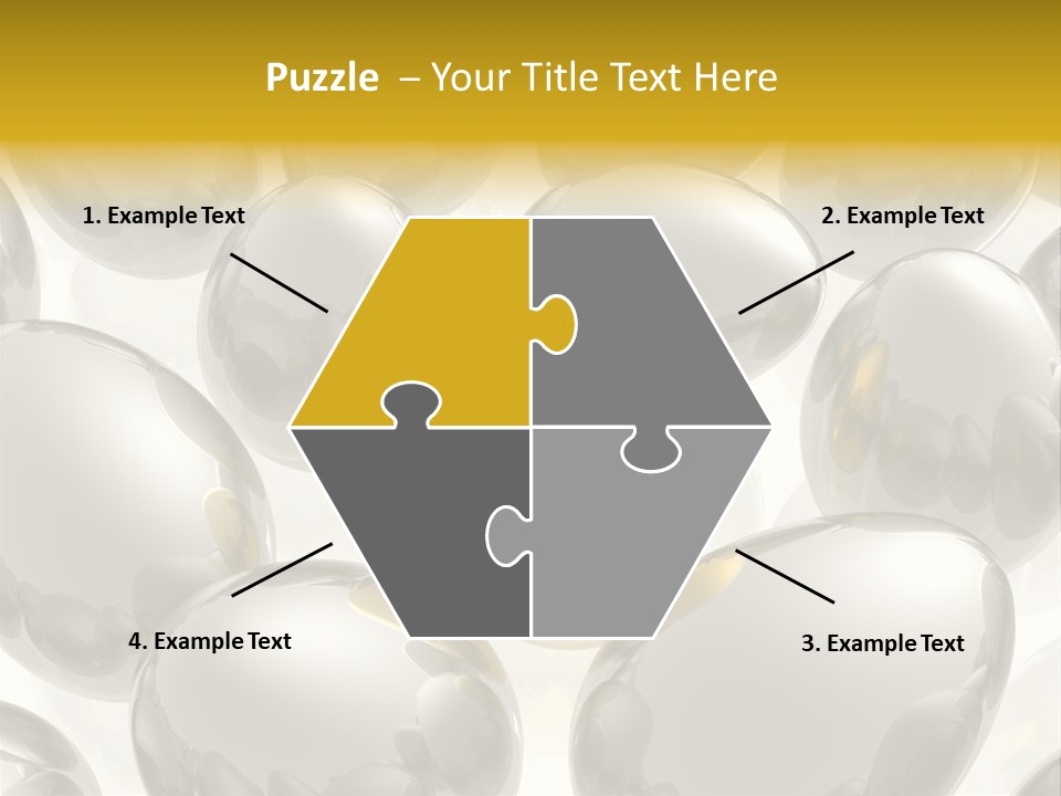 Unique Golden Egg PowerPoint Template