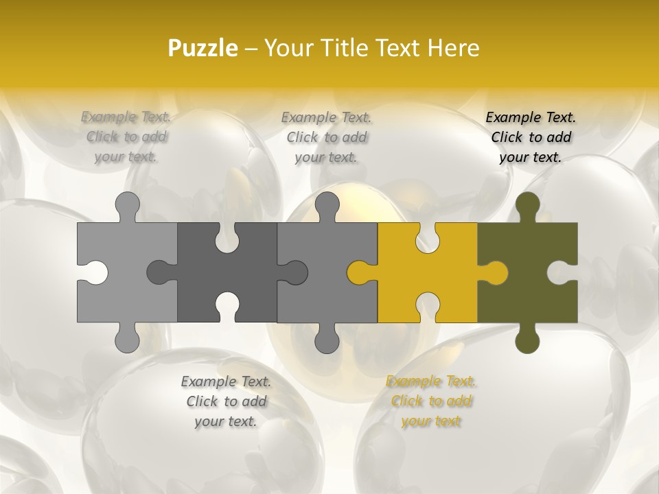 Unique Golden Egg PowerPoint Template