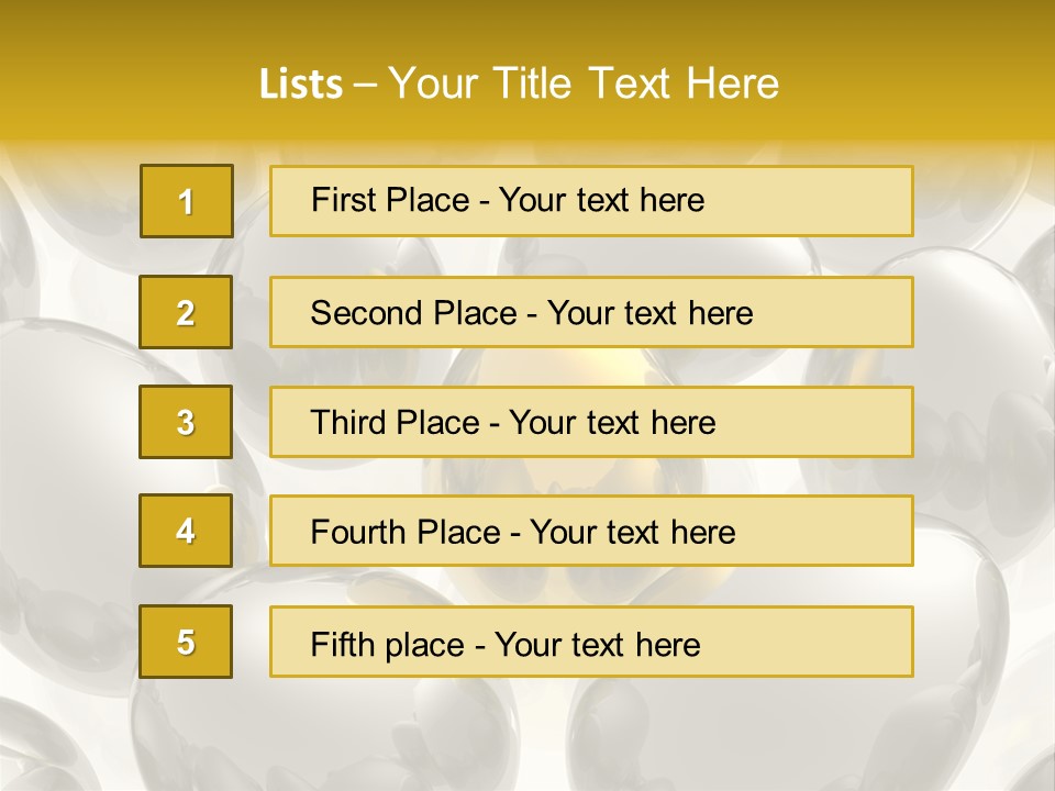 Unique Golden Egg PowerPoint Template