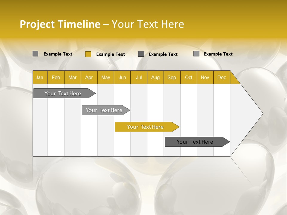 Unique Golden Egg PowerPoint Template