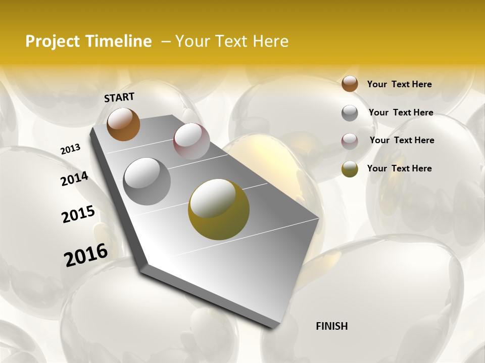 Unique Golden Egg PowerPoint Template