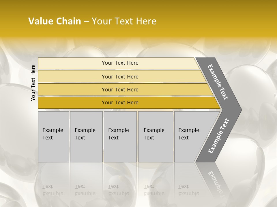 Unique Golden Egg PowerPoint Template