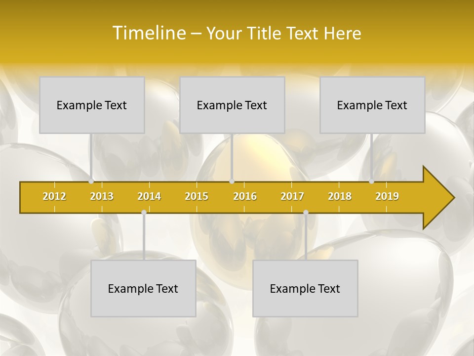 Unique Golden Egg PowerPoint Template