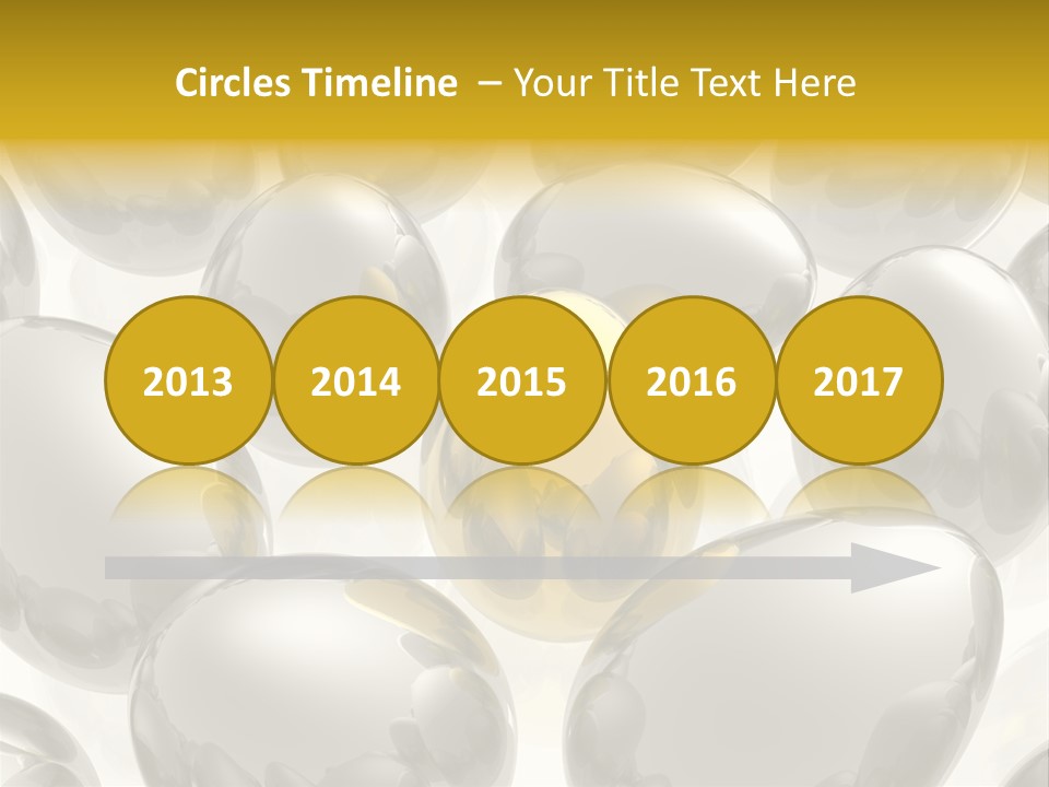 Unique Golden Egg PowerPoint Template