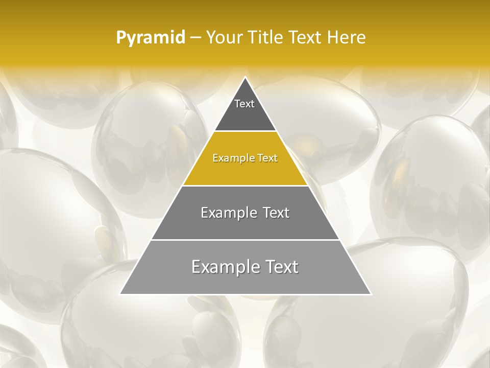 Unique Golden Egg PowerPoint Template