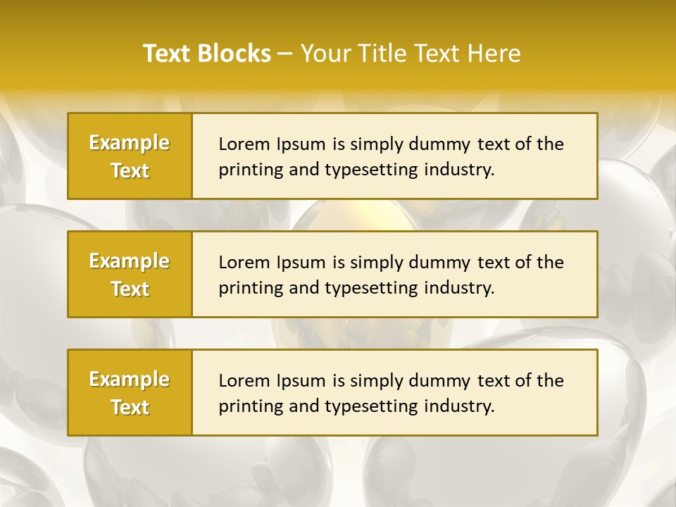Unique Golden Egg PowerPoint Template