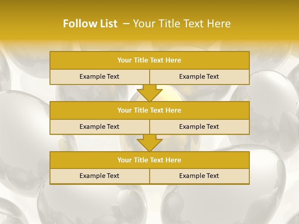 Unique Golden Egg PowerPoint Template
