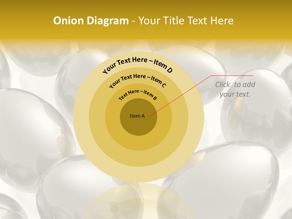 Unique Golden Egg PowerPoint Template