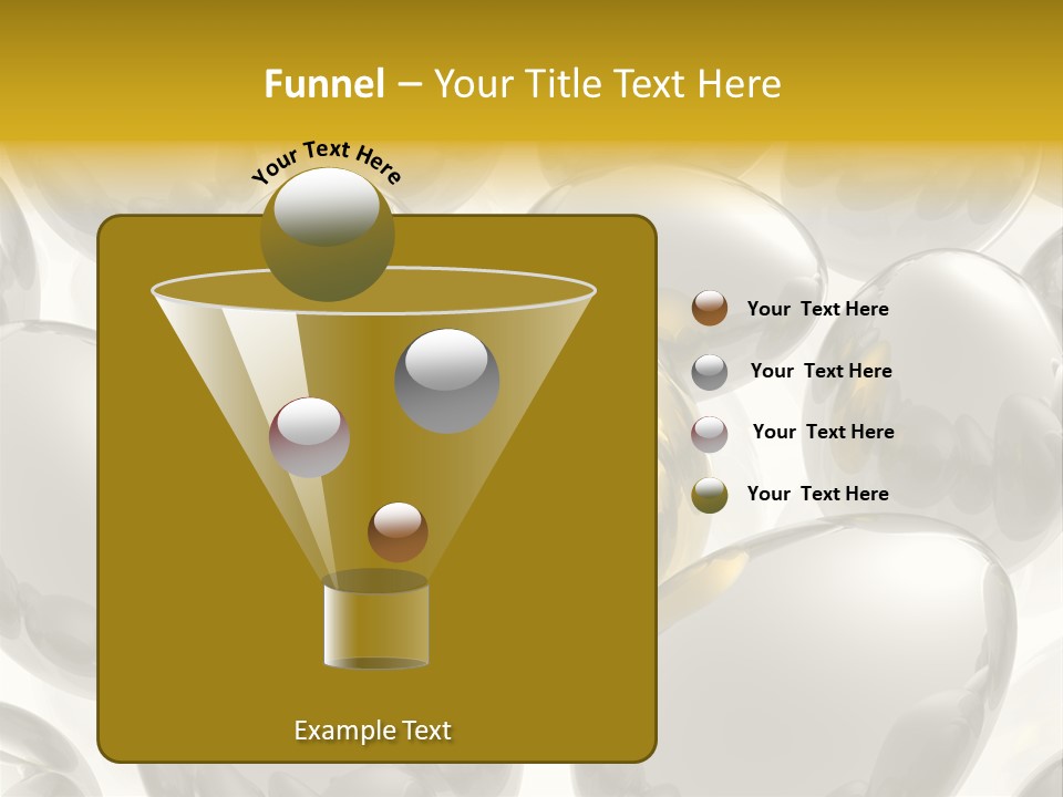 Unique Golden Egg PowerPoint Template