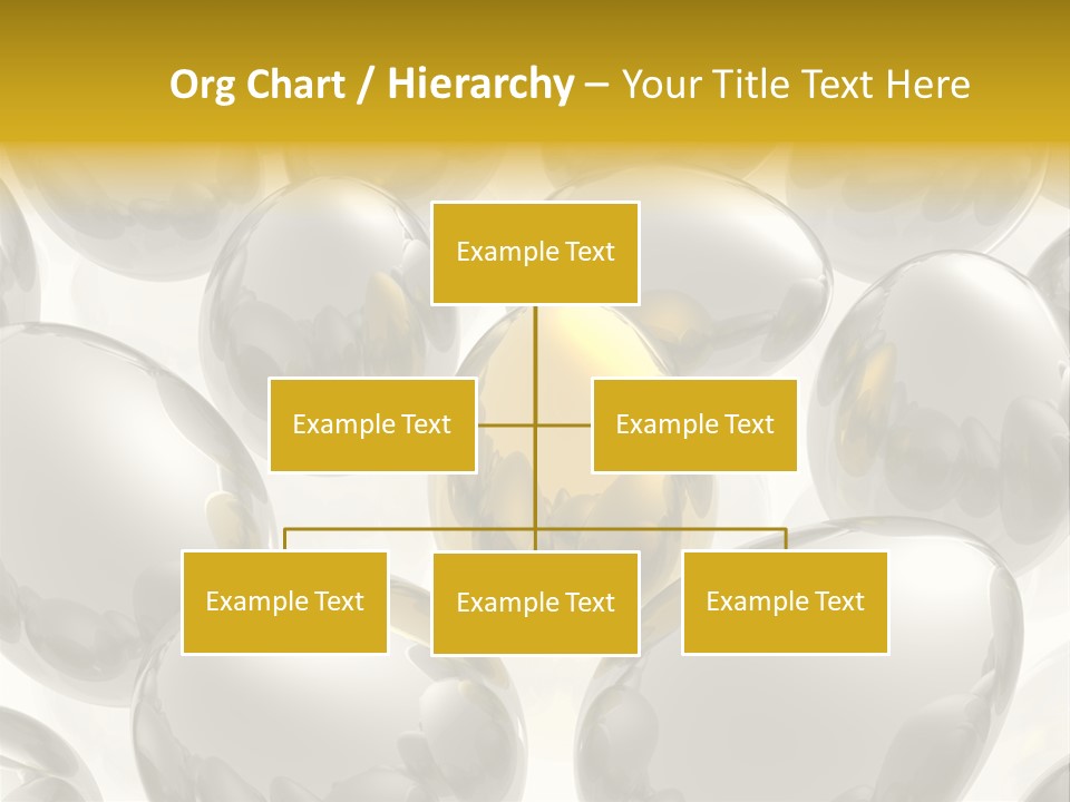 Unique Golden Egg PowerPoint Template