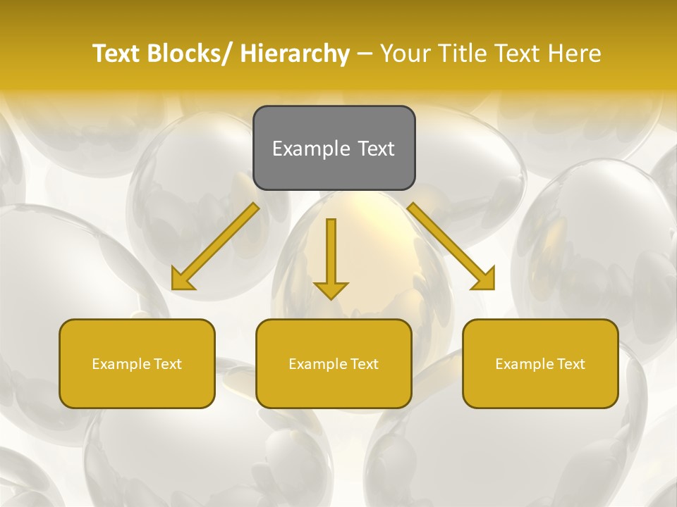Unique Golden Egg PowerPoint Template